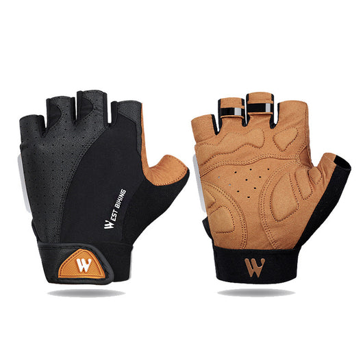 Guantes de Ciclismo y Motocicleta con Pantalla Táctil - Medio Dedo - Image 12