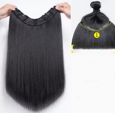 Extensión de Cabello Liso Largo sin Marcas - Image 5