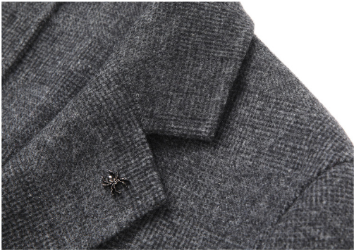Abrigo de Lana Reversible Slim Fit para Hombre - Image 9