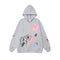 Moletom Retrô Unissex com Estampa Floral Spray - Estilo Street Wear Oversized