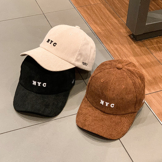 Gorra de Béisbol Pana Retro Unisex - Estilo Británico Clásico - Image 2