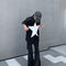 Camisa Casual de Hombre con Parches de Estrellas