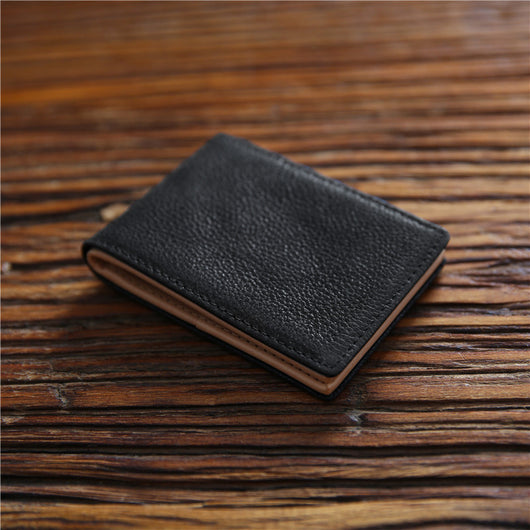 Cartera Multifuncional de Cuero Genuino Primera Capa Estilo Retro para Hombre - Image 3