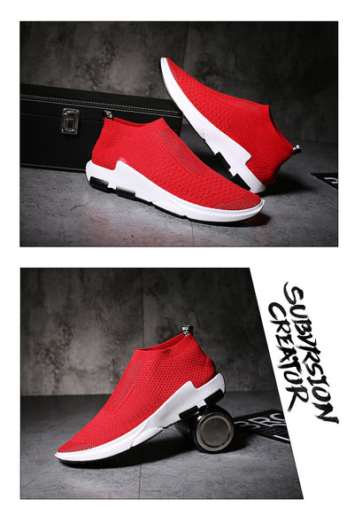 Zapatos Altos Elásticos Tipo Calcetín para Hombres Talla Grande - Image 9