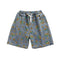 Pantalones de Playa Cortos Elásticos con Cordón para Hombre