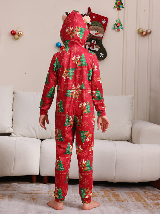 Conjunto Navideño Familiar de Pantalones Largos para Niños y Niñas - Image 54