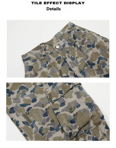 Pantalones Cargo Anchos Camuflaje para Mujer - Estilo Casual y Versátil - Image 10