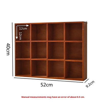 Gabinete Retro de Madera Maciza con 12 Compartimentos para Tazas - Image 5