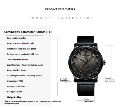 Reloj de Pulsera Casual para Hombre con Correa Sólida y Movimiento de Cuarzo - Image 16
