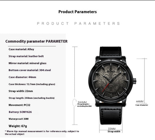 Reloj de Pulsera Casual para Hombre con Correa Sólida y Movimiento de Cuarzo - Image 16