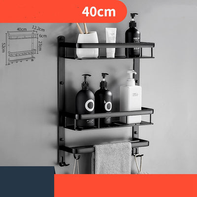 Mueble de Baño Minimalista Nórdico con Estante Multifuncional sin Perforaciones - Image 14