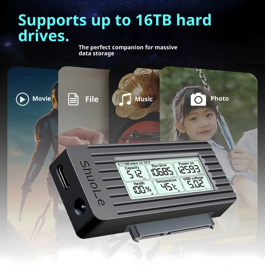 Cable Adaptador USB 3.2 para Disco Duro SSD - Conversor de Alta Velocidad
