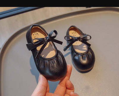 Zapatos Escolares Infantiles Estilo Coreano con Moño Negro - Image 13