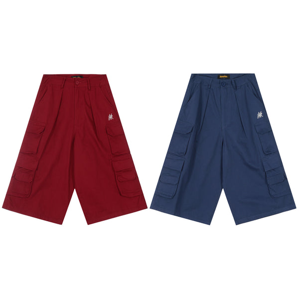 Overol Denim Retro Americano Rojo Cropped