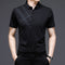 Camisa de Seda Woodpecker Manga Corta para Hombre Adulto