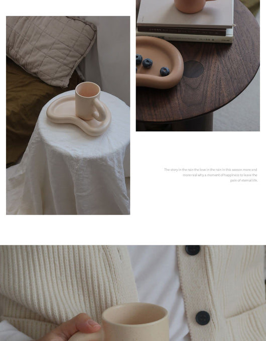 Taza de Cerámica para Café con Asa Gruesa y Diseño Elegante - Image 8