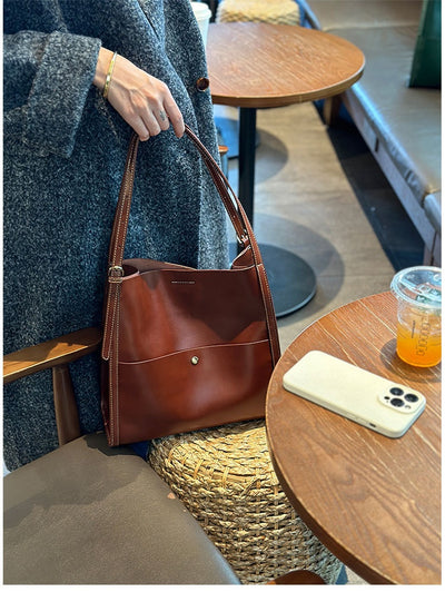 Bolso Tote de Cuero para Mujer con Gran Capacidad - Ideal para el Día a Día - Image 16