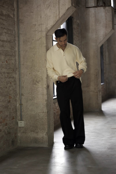 Camisa Business Casual Retro Americana para Otoño - Image 2