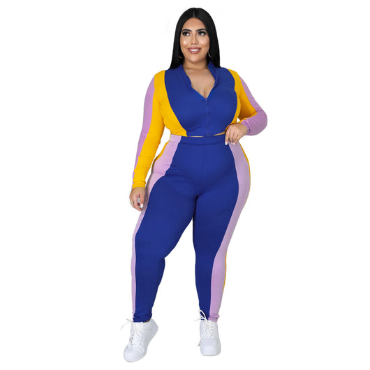 Conjunto Deportivo con Chaqueta y Pantalón de Contraste - Image 5