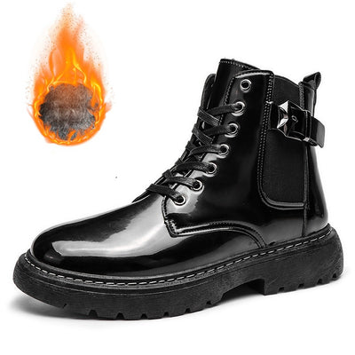 Botas Altas Martin de Cuero Estilo Británico para Hombre - Image 9