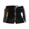 Pantalones Cortos de Cuero Punk para Mujer