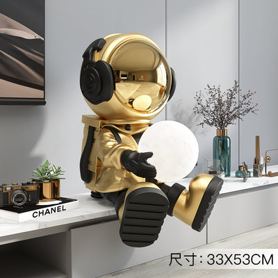 Lámpara Nocturna Astronauta - Decoración Moderna para Sala y Televisor - Image 12