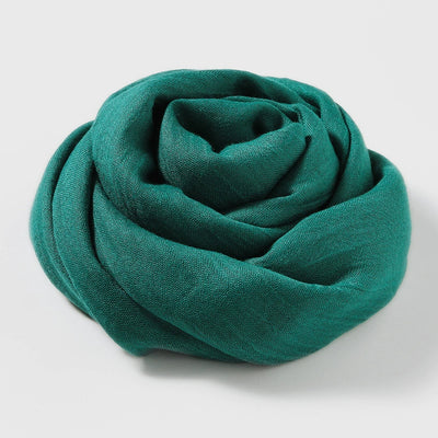 Pañuelo Artístico de Algodón y Lino - Colores Sólidos Elegantes - Image 45