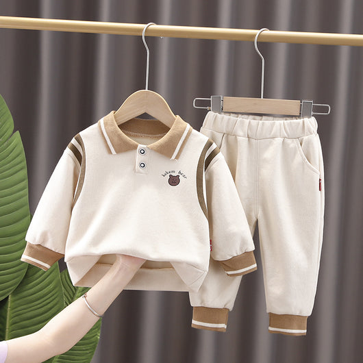 Conjunto Deportivo Infantil de Dos Piezas con Cuello Solapa - Image 12