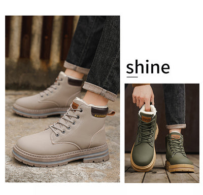 Botas Casuales Vintage para Hombre - Estilo Versátil - Image 17