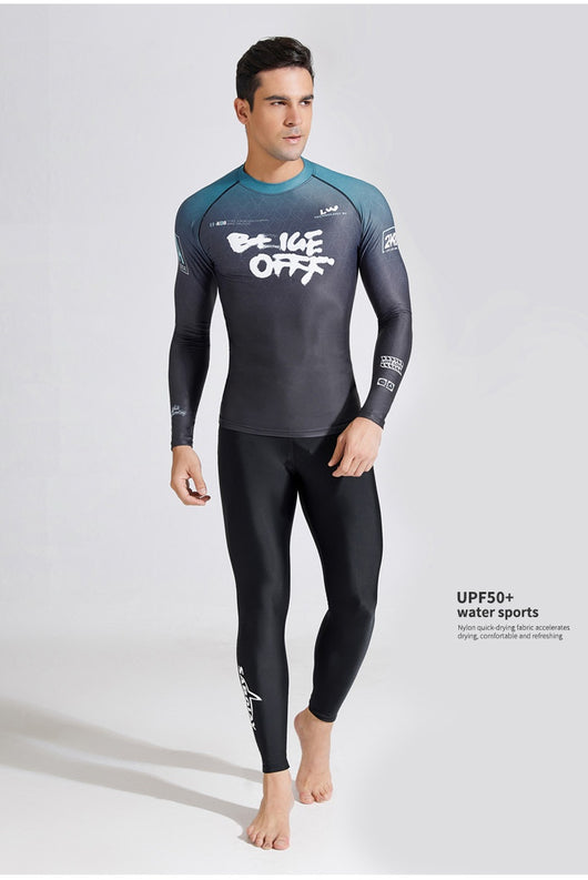 Traje de Baño Manga Larga Secado Rápido para Hombre - Image 12