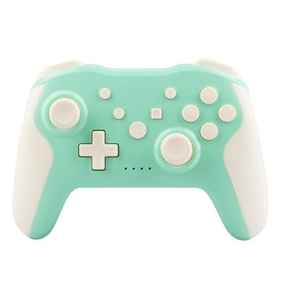 Orange and blue wireless game controller with dual joysticks, D-pad, and action buttons. - Image 7