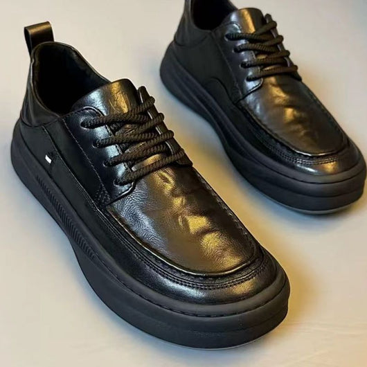 Zapatos de Cuero Ligeros para Hombre con Suela Suave y Cómoda - Image 4