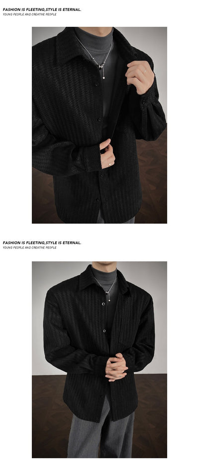 Chaqueta Camisa Hombre Espiga Atrevida Estilo Chanel - Image 16