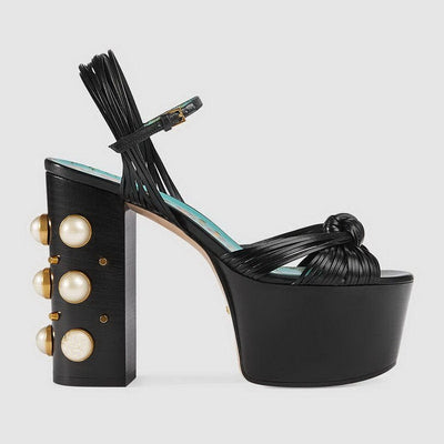 Sandalias de Tacón Alto Plataforma con Tachuelas para Mujer - Image 5