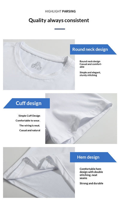 Camisa de Verano Hombre Tela Ice-silk Transpirable Manga Corta - Image 17