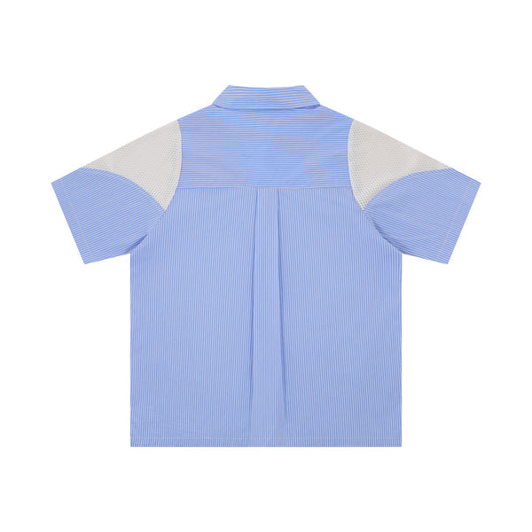 Playera Deportiva Hombre Rayas Verticales Transpirable Corte Holgado