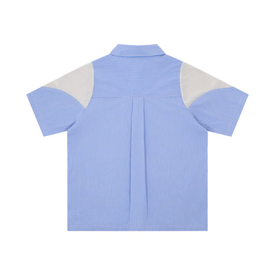 Playera Deportiva Hombre Rayas Verticales Transpirable Corte Holgado - Image 2
