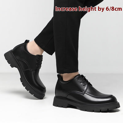Zapatos Formales de Cuero con Plantilla Elevadora para Hombre - Image 3