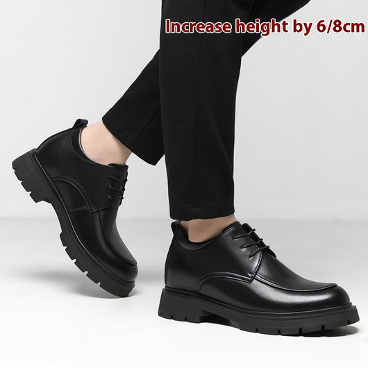 Zapatos Formales de Cuero con Plantilla Elevadora para Hombre - Image 3