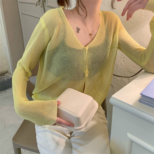 Suéter Ligero de Manga Larga para Mujer - Perfecto para Verano - Image 9