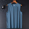 Camiseta Deportiva Holgada Transpirable de Talle Grande sin Mangas