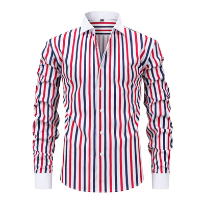 Camisa Ejecutiva de Manga Larga con Cuello Windsor, Stretch y Resistente a Arrugas - Image 4