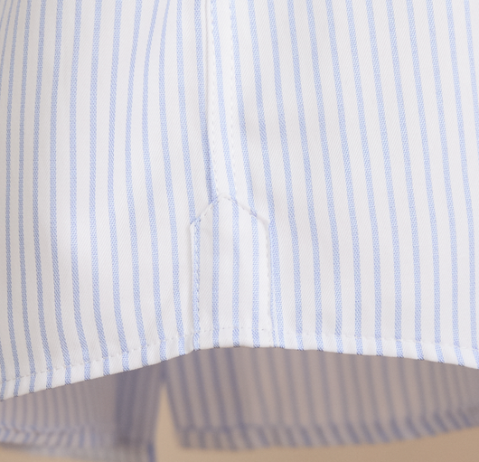 Camisa Rayada Versátil de Manga Larga con Bloques de Color - Image 4