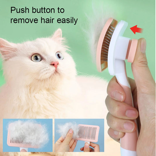 Cepillo Deslanador Automático para Perros y Gatos - Limpieza con Un Clic - Image 2