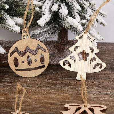 Adorno Navideño de Calabaza Hueca - Artesanía Decorativa de Madera - Image 13