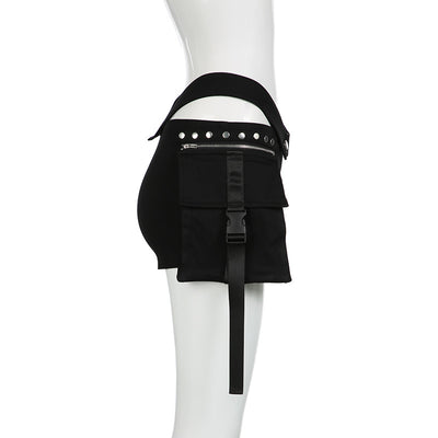 Shorts Casuales para Mujer con Diseño de Costura V y Cintura Ajustable - Estilo Hot Girl - Image 16
