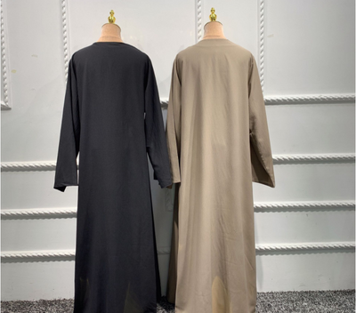 Traje Ejecutivo Tres Piezas Color Sólido Estilo Oriente Medio - Image 12