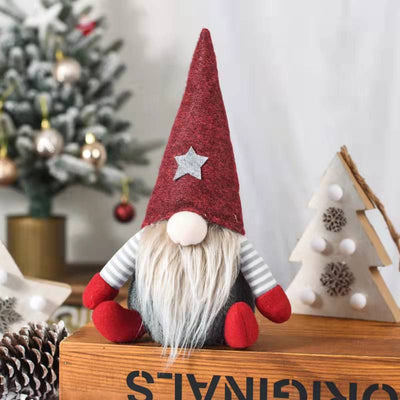 Adorno Navideño Duende Anciano sin Rostro - Decoración Creativa - Image 9