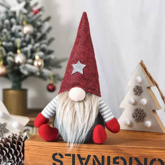 Adorno Navideño Duende Anciano sin Rostro - Decoración Creativa - Image 9