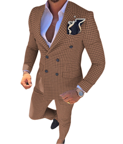 Traje Ejecutivo Slim Fit Dos Piezas Estilo Coreano para Hombre - Image 4